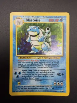 Pokemon TCG Blastoise 002/102 Base Set Holo - Image 2