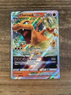 Charizard VSTAR 018/172 Ultra Rare Brilliant Stars Pokemon Card NM-MINT - Image 1