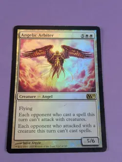 MTG Magic: Magic 2011: Angelic Arbiter Foil #4/249 Rare - LP - Image 1