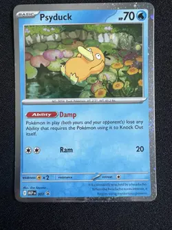 Psyduck 007 Me: Mega Evolution Promo Holo Pokemon TCG Near Mint NM Promo - Image 1