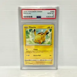 PSA 10 - Pikachu 065/202 - Sword And Shield - Graded Pokemon Card - Image 1