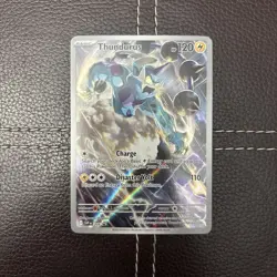 Pokemon TCG - Thundurus SVP 209 - Scarlet & Violet Promo - NM Illustration Rare - Image 1