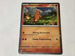 Charmander Cosmo Holo 004/165 (Charizard ex Super Premium Collection) Pokemon NM - Image 2