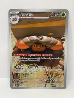 Crustle Illustration Rare Pokemon TCG Destined Rivals 186/182 - Image 1