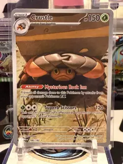 Crustle 186/182 Destined Rivals Illustration Rare Pokemon TCG NM BZ - Image 1
