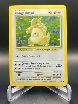 Kangaskhan 5/64 Jungle Set (No Symbol) Misprint Error Vintage WOTC Pokemon TCG - Image 1