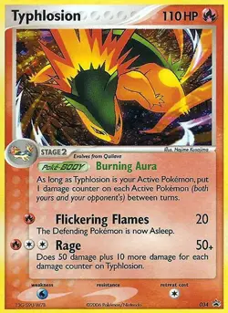 Typhlosion - 034 - Nintendo Black Star Promo [Holo] - DAMAGED - Pokemon - Image 1