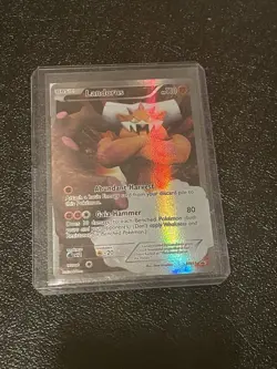 Landorus BW43 Pokemon TCG Black Star Black & White Promo Full Art Holo Card LP - Image 1
