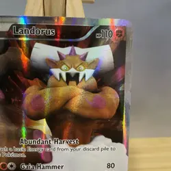 Pokemon TCG Landorus BW43 2012 Black & White Black Star Promo Holo HP Damage - Image 3