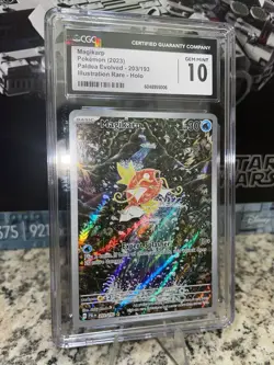 Magikarp #203/193 Paldea Evolved Illustration Rare Holo Pokemon, CGC 10 Gem Mint - Image 3