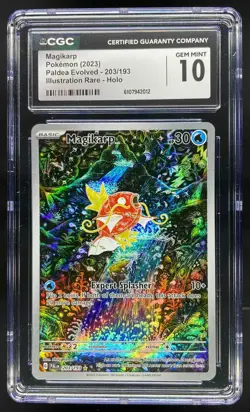 2023 Pokemon S&V Paldea Evolved Magikarp IR CGC 10 Gem Mint #203/193 - Image 1