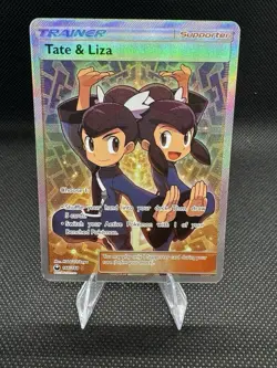 Pokemon TCG: Tate & Liza 166/168 Full Art Trainer Celestial Storm M/NM - Image 1