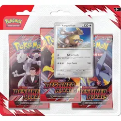 2 Pokemon TCG SV10 Destined Rivals 3 Pack Booster Blister Sealed Bundle New 196214111332 - Image 2