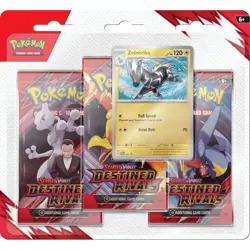 2 Pokemon TCG SV10 Destined Rivals 3 Pack Booster Blister Sealed Bundle New 196214111332 - Image 3