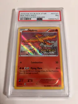 Moltres 2016 Pokemon Black Star Promo #XY127 Fates Collide PSA 7 NM Prerelease - Image 1