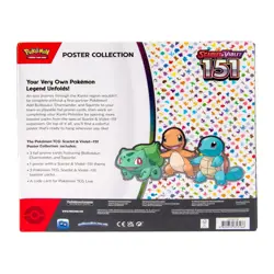 Pokemon TCG Scarlet & Violet 151 Poster Collection New Ships Now 820650853166 - Image 2