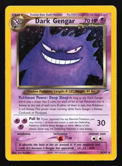 Dark Gengar 6/105 Neo Destiny Holo Rare Pokemon Card - Image 1