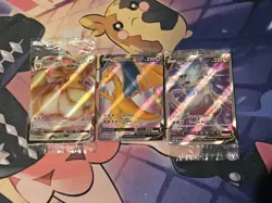 Pokemon Sealed Elite Trainer Box Promo Cards - Charizard V + Mewtwo V + Eevee - Image 1