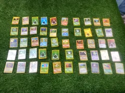 Lot Of 50 Pokemon TCG Base Set Cards /64 Trainer Energy More - Image 1