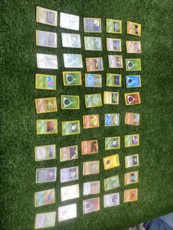 Lot Of 50 Pokemon TCG Base Set Cards /64 Trainer Energy More - Image 2
