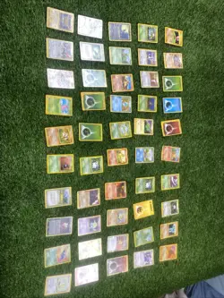 Lot Of 50 Pokemon TCG Base Set Cards /64 Trainer Energy More - Image 3