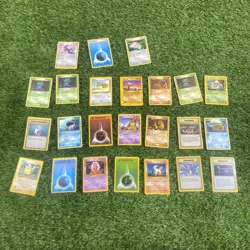 Lot Of 23 Pokemon TCG Base Set Cards /64 Trainer Energy More - Image 1