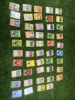 Lot Of 49 Pokemon TCG Base Set Cards /64 Trainer Energy More - Image 2