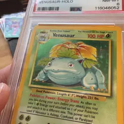 1999 Pokemon Base Set Venusaur Holo 15/102 PSA 8 Near Mint - Mint - Image 3