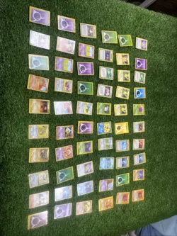 Lot Of 60 Pokemon TCG Base Set Cards /64 Trainer Energy More - Image 3