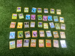 Lot Of 39 Pokemon TCG Base Set Cards /64 Trainer Energy More - Image 1