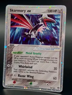 Pokemon Skarmory ex 98/108 EX Power Keepers Ultra Rare Holo LP/NM - Image 2