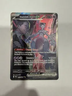 Pokemon TCG Team Rocket's Mewtwo ex 231/182 Sv10 Destined Rivals Holo Rare - Image 1