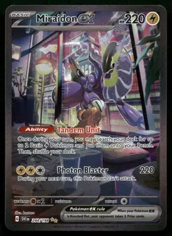 Miraidon ex 244/198 - Scarlet & Violet SVI Illustration Rare Alt Art POKEMON - Image 1