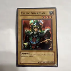 Yu-Gi-Oh! Celtic Guardian LOB-007 Super Rare Holo LP - Image 1