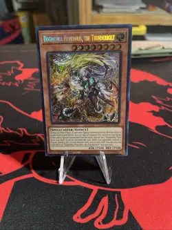 Dogmatika Fleurdelis, the Thunderbolt DOOD-EN026 Secret Rare 1st Ed, Yugioh NM - Image 1