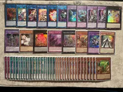 Yugioh! FULL Dogmatika Fire King Deck + Extra Deck - Image 1