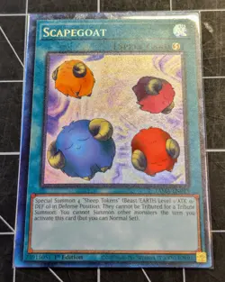 Yugioh! Scapegoat - TAMA-EN043 - Collector's Rare​, 1st Edition, Near Mint - Image 1