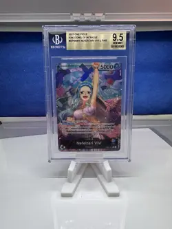 One Piece Kingdoms Of Intrigue Nefeltari Vivi Op04-001 BGS 9.5 Alt Art - Image 1