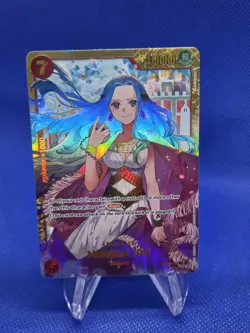 One Piece Kingdoms of Intrigue Nefeltari Vivi OP04-118 Secret Rare SEC NM - Image 1