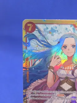 One Piece Kingdoms of Intrigue Nefeltari Vivi OP04-118 Secret Rare SEC NM - Image 3