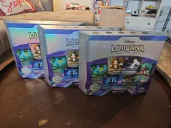 3 x Disney Lorcana Rise Of The Floodborn D100 Gift Set Collector Set - Image 1