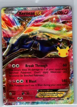 Xerneas EX 97/146 Celebrations: Classic Collection - Pokemon Card - NM - Image 1