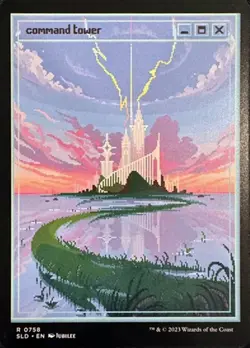 [1x] Command Tower (0758) - Foil Near Mint, English Secret Lair MTG Magic - Image 1