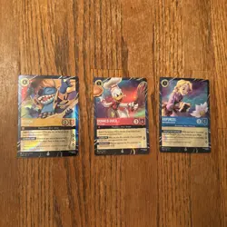 Disney Lorcana Magical Places Stitch Rapunzel Donald Duck EPCOT Promo Cards Set - Image 1