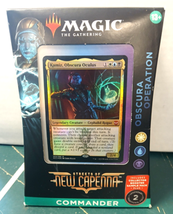 MAGIC THE GATHERING OBSCURA OPERATION COMMANDER DECK STREETS OF NEW CAPENNA 2022 - Image 1