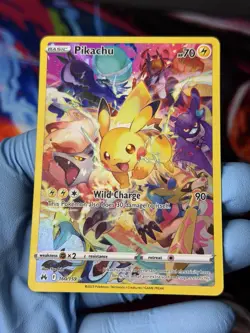 Pokemon Pikachu TCG Card Crown Zenith 160/159 Holo Secret Rare NM/Mint Condition - Image 5