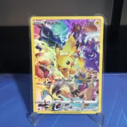 Pokemon Pikachu TCG Crown Zenith 160/159 Secret Rare Card Near Mint Condition - Image 1