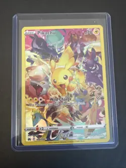 Pokemon Pikachu TCG Card Crown Zenith 160/159 Holo Secret Rare NM/Mint Condition - Image 1