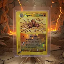 Pokemon TCG Dugtrio Expedition Base Set Reverse Holo Rare Card 44/165 - Image 1