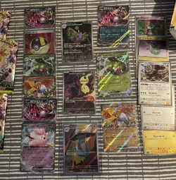 Pokemon Cards Japanese Mega Dream 32 opened Boosters Plus hits pictured. - Image 1
